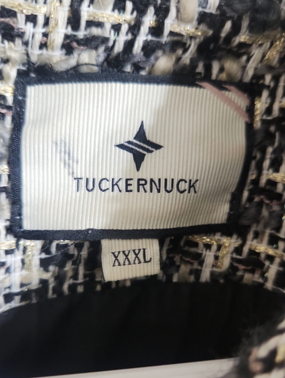Tuckernuck Smoke and Mirrors Tweed Jackie Dress Long Sleeve Size XXXL - Picture 7 of 13